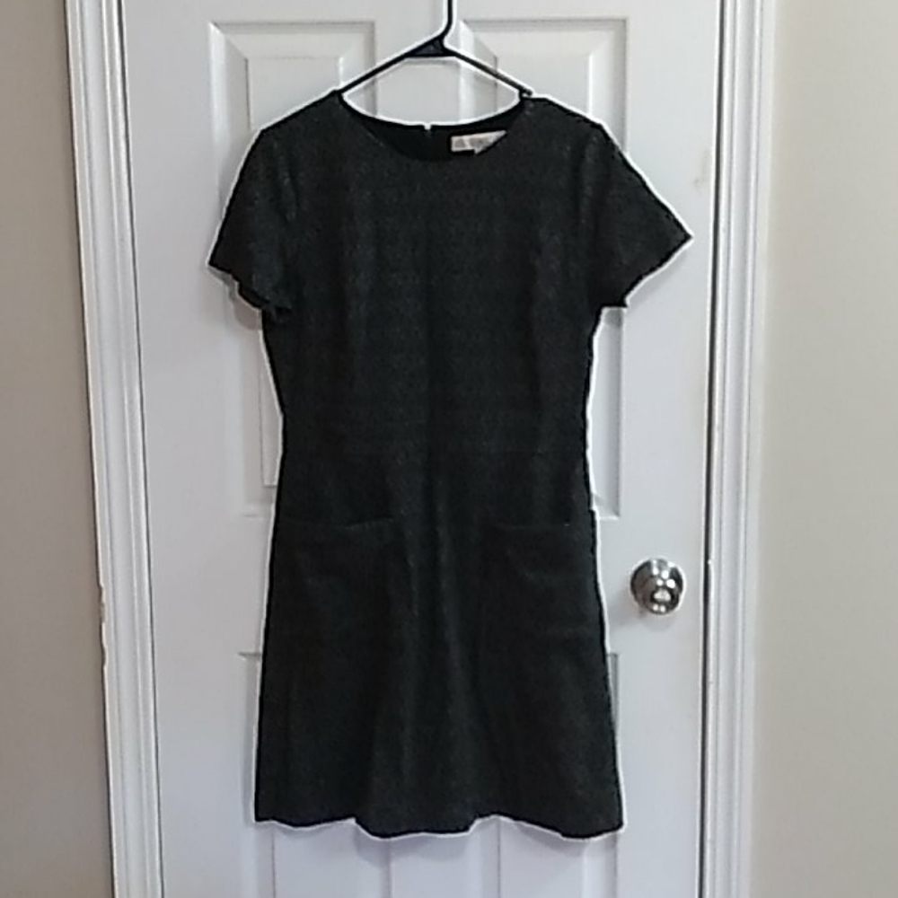 Loft Medium Black Dress with two front pockets